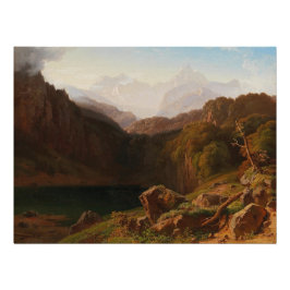 Blick auf Großglockner von Kals Poster