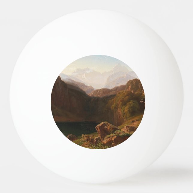 Blick auf Großglockner von Kals Tischtennisball (Vorderseite)
