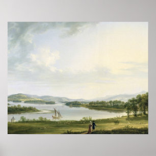 Blick auf Knock Ninney und einen Teil von Lough Er Poster