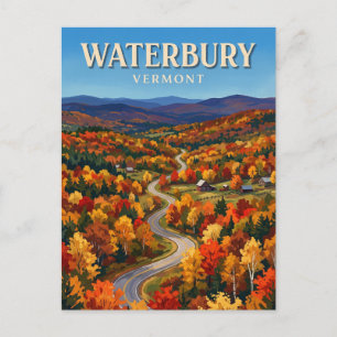 Blick auf Lake Placid von Vermont Route 100 Waterb Postkarte