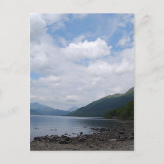 Blick auf Loch Postkarte
