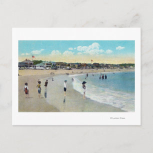 Blick auf Long Beach und Cape Ann Postkarte