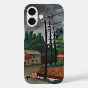 Blick auf Malakoff von Henri Rousseau, Vintage Art iPhone 16 Hülle