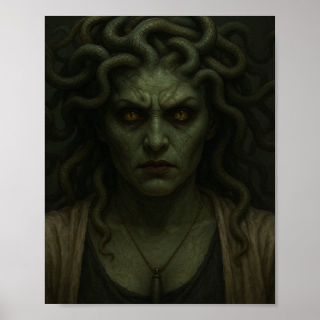 Blick auf Medusa Poster (Vorne)