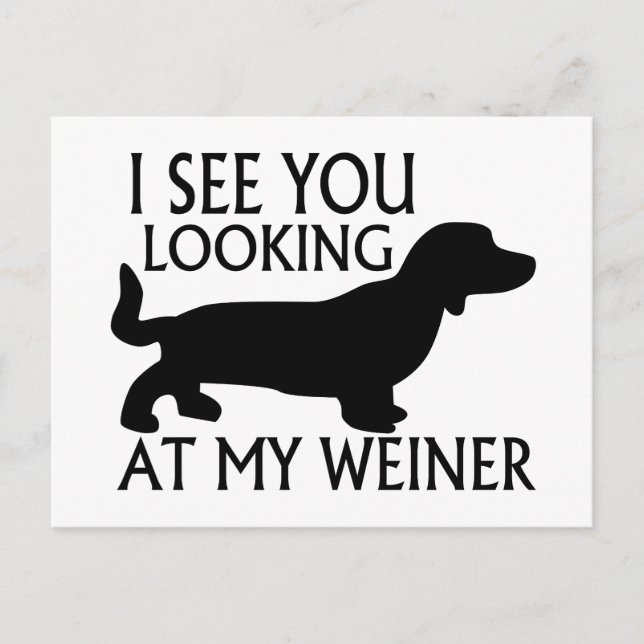 Blick auf meinen Weiner Postkarte (Vorderseite)