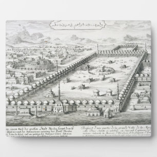 Blick auf Mekka, aus 'Entwurf einer historischen A Fotoplatte