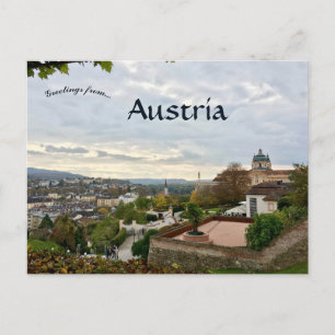 Blick auf Melk Österreich Postkarte