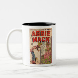 Blick auf Mirror - Aggie Mack - Retro Children Zweifarbige Tasse