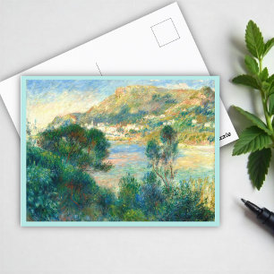 Blick auf Monte Carlo vom Cap Martin, Renoir Postkarte