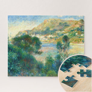 Blick auf Monte Carlo vom Cap Martin, Renoir Puzzle