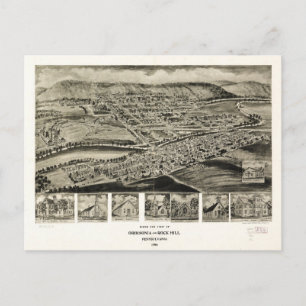 Blick auf Orbisonia & Rock Hill, Pennsylvania (190 Postkarte