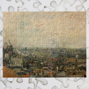 Blick auf Paris vom Montmartre von Vincent van Gog Puzzle