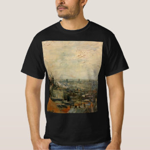 Blick auf Paris vom Montmartre von Vincent van Gog T-Shirt