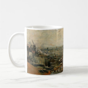Blick auf Paris vom Montmartre von Vincent van Gog Tasse