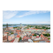 Blick auf Riga Lettland