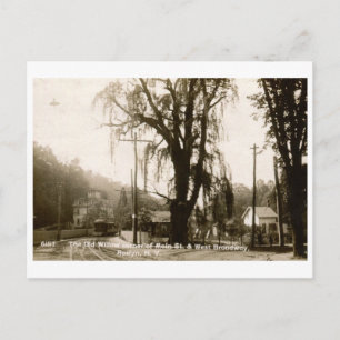 Blick auf Roslyn, Long Island, NY 1915 Vintage Postkarte