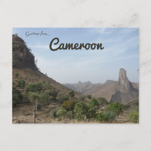 Blick auf Rumsiki Kamerun Postkarte