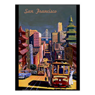 Blick auf San Francisco Poster