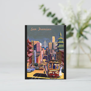 Blick auf San Francisco Postkarte