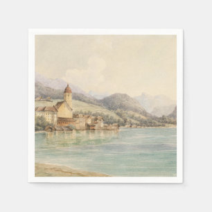 Blick auf St. Wolfgang am Wolfgangsee Carl Lafite Serviette