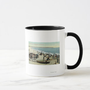 Blick auf Strand und Clay Tasse