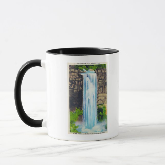 Blick auf Taughannock Falls Tasse (Links)