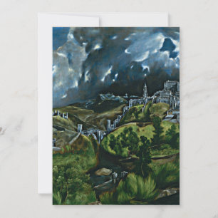 Blick auf Toledo von El Greco Karte
