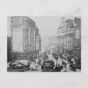 Blick auf Tottenham Court Road, c.1885 Postkarte