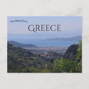 Blick auf Volos Griechenland Postkarte