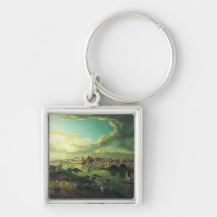 Blick auf Warschau von Praga von Bernardo Bellotto Schlüsselanhänger