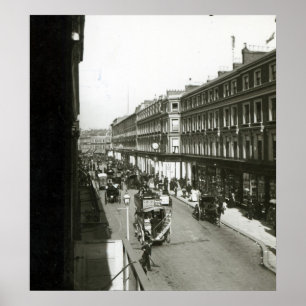 Blick auf Westbourne Grove, London Poster