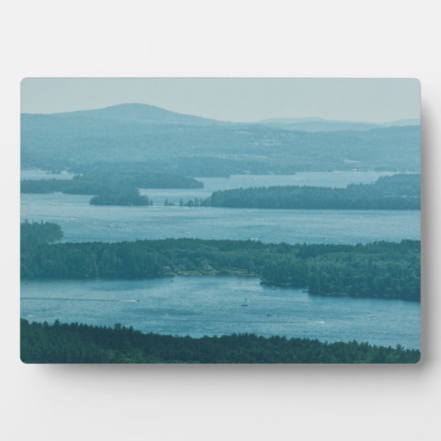 Blick auf Winnipesaukee Fotoplatte (Vorderseite)