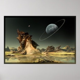 Blick auf Zuhause Poster