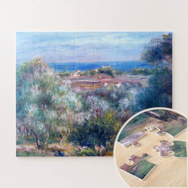 Blick aufs Meer auf August Renoir Puzzle (Von Creator hochgeladen)