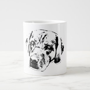 Blick aus dem Herbst, wahres Herz Jumbo-Tasse