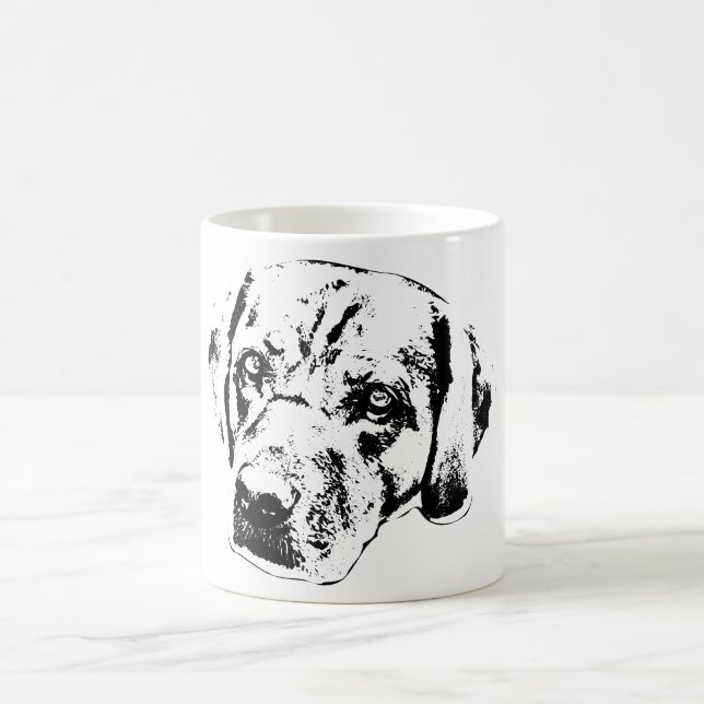 Blick aus dem Herbst, wahres Herz Kaffeetasse (Mittel)