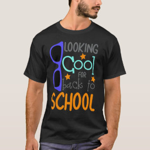 Blick Cool auf die zweite Schule T-Shirt