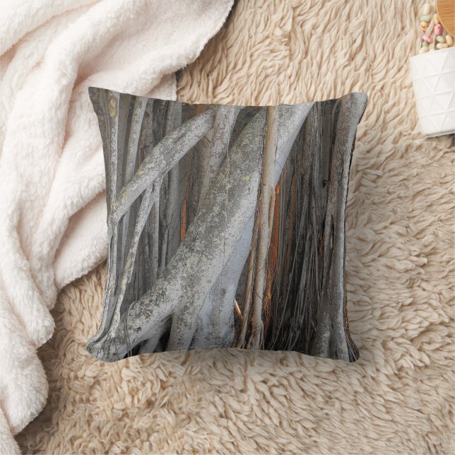 Blick durch den Banyan Tree Kissen (Decke)