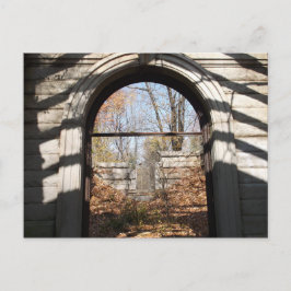 Blick durch den Ruin Postkarte