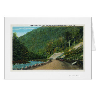 Blick entlang des kalten Flusses östliche Steigung