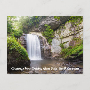 Blick Glass Falls Postcard Postkarte