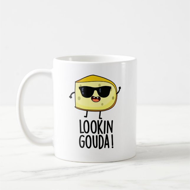 Blick Gouda Funny Cheese Pub Kaffeetasse (Links)