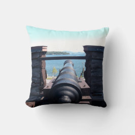 Blick hinunter zum Fass Kissen