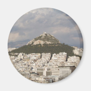 Blick in Athen Magnet