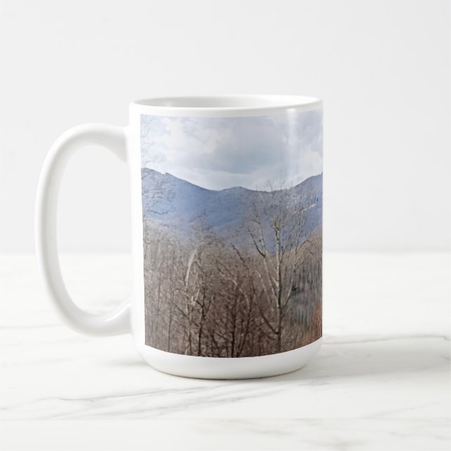 Blick in die Berge Kaffeetasse (Links)