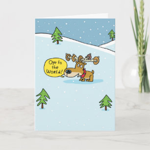 Blick in die Welt Hanukkah Karte