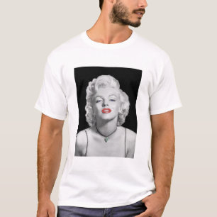 Blick MIC01BWRD-V3 des Liebe-Smaragds Heart.tif T-Shirt