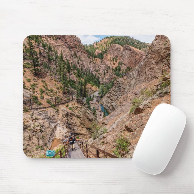 Blick nach unten Sieben Falltreppen Mouse Pad Mousepad (Mit Mouse)