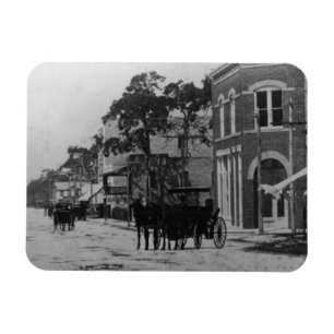 Blick nach Westen auf der Flagler-Straße Magnet