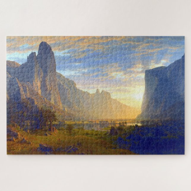 Blick nach Yosemite Valley Albert Bierstadt 1865 Puzzle (Horizontal)